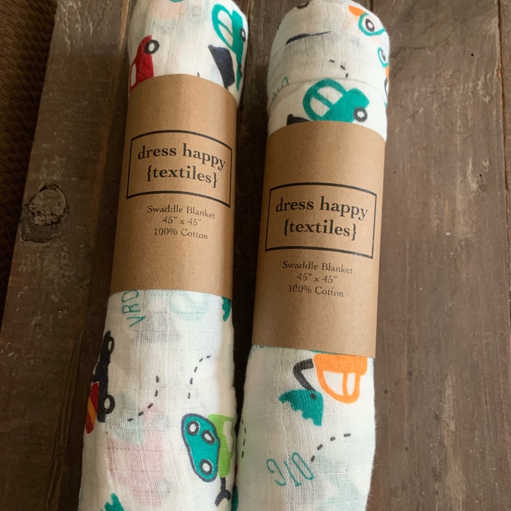 Baby boy swaddle blanket